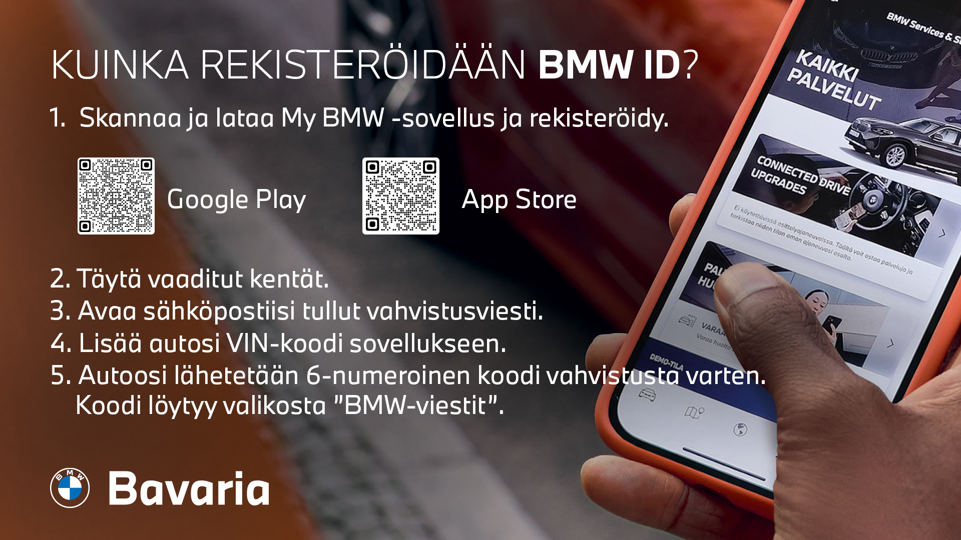 BMW: My BMW -sovellus | Bavaria